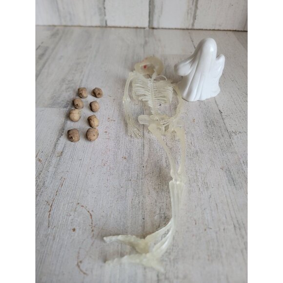 Halloween ghost skeleton skull home decor set figure hanging - Picture 9 of 11